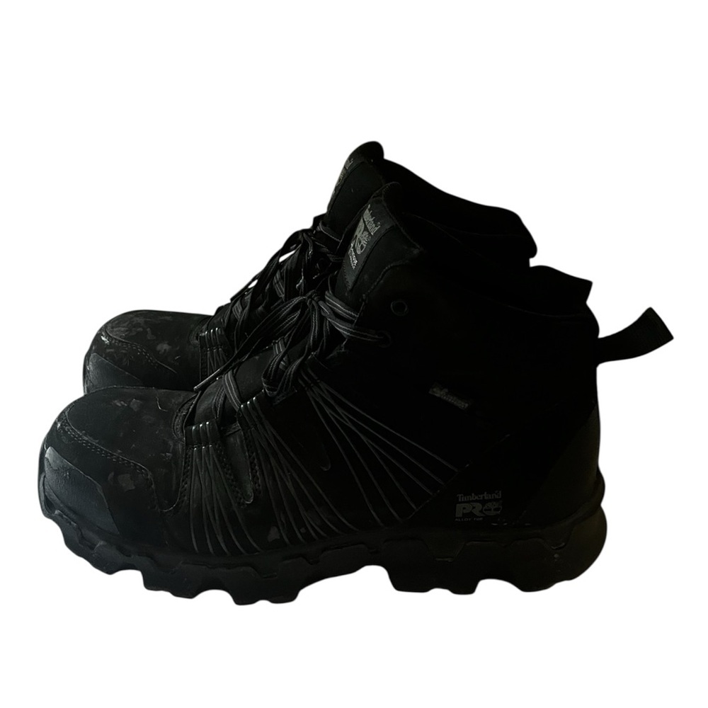 Timberland Pro Black Safety Steel Toe Shoes Sz 10M